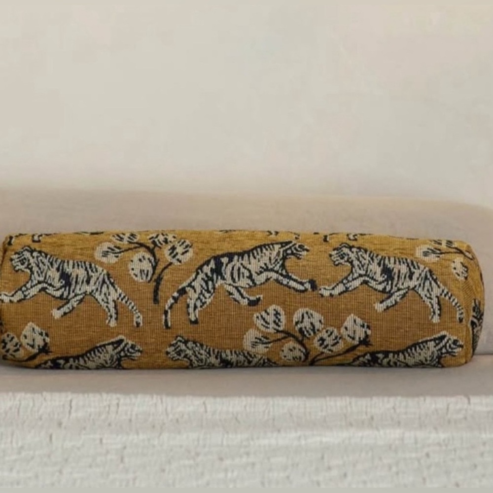 Lulu & Georgia 
Tiger Jacquard Bolster Pillow - Picture 3 of 4
